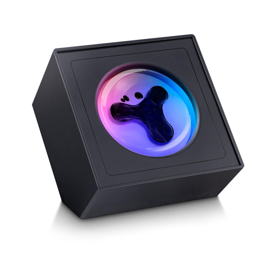 Venominbox Ferrofluid Music Visualizer Dancing Sound Sensitive，Ferrofluid Speaker Music Mate Decorative RGB Light Ferrofluid Display Desk Toy for Table Bedroom Office Study Science Gift