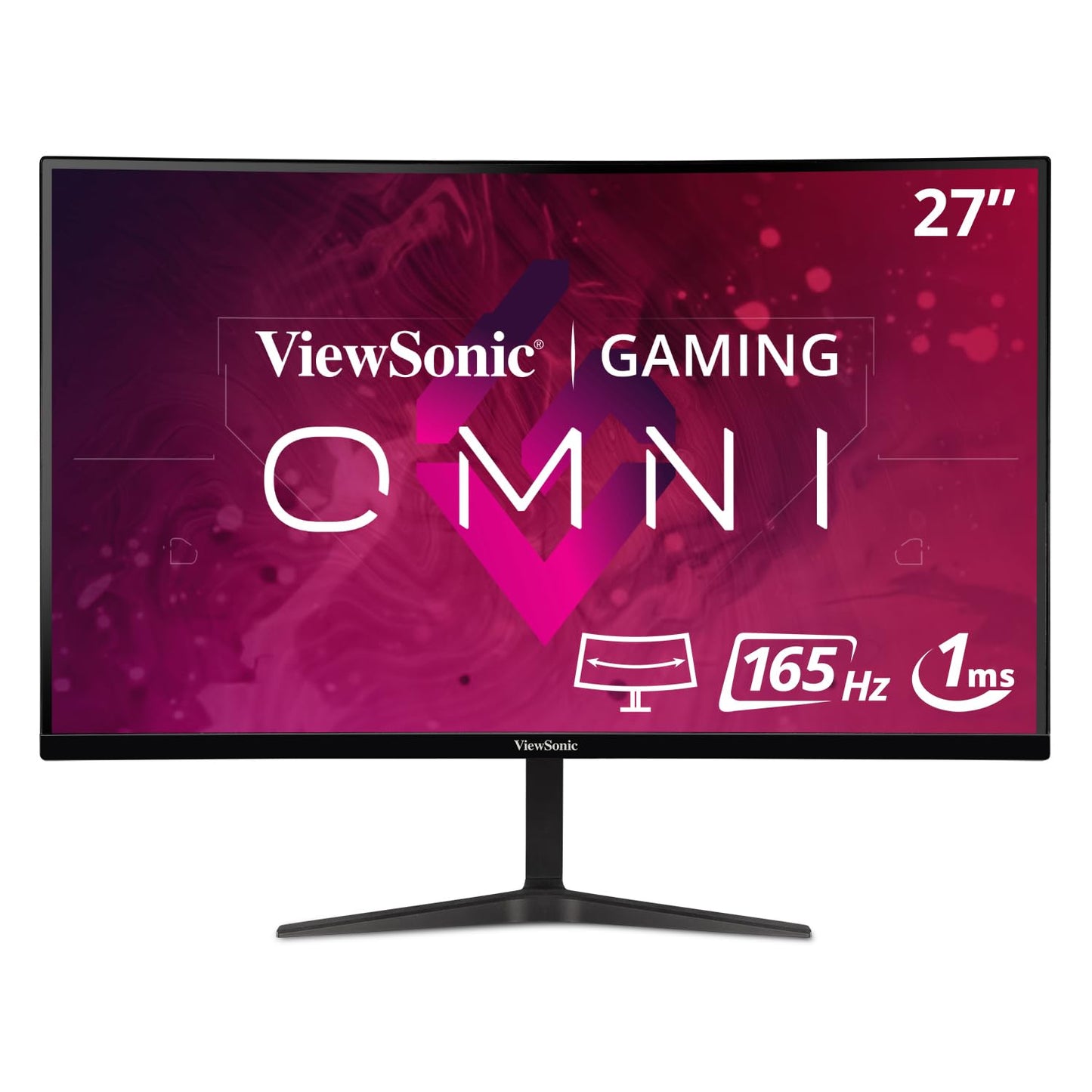 ViewSonic VX2718-PC-MHD 27 Inch Curved 1080p 1ms 180Hz Gaming Monitor with FreeSync HDMI and Display Port (Renewed)