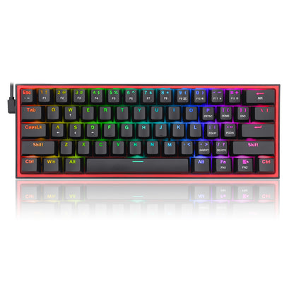 Redragon K617 61-Key Mechanical Keyboard with Hot-Swap