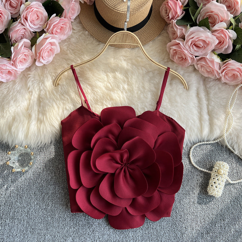 Women's Fashion Three-dimensional Flower Camisole